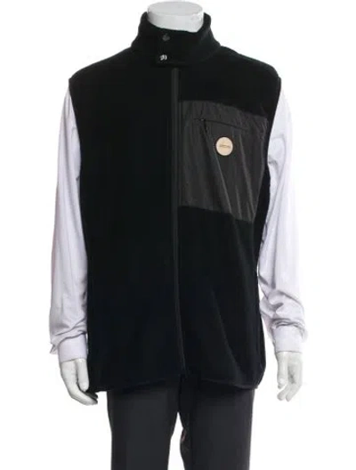 Pre-owned We Norwegians Merino Wool Vest In Black