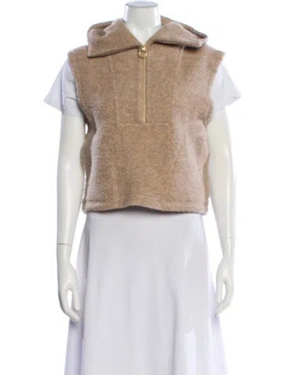 Pre-owned We Norwegians Merino Wool Vest In Neutral