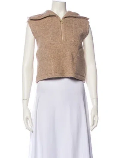 Pre-owned We Norwegians Merino Wool Vest In Neutral