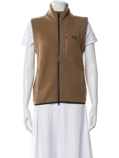 Pre-owned We Norwegians Merino Wool Vest W/ Tags In Neutral