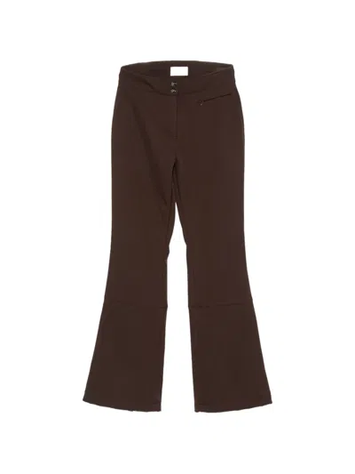 We Norwegians Tyin Bootleg Ski Pants In Brown