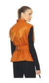 We Norwegians Western Vest In Orange