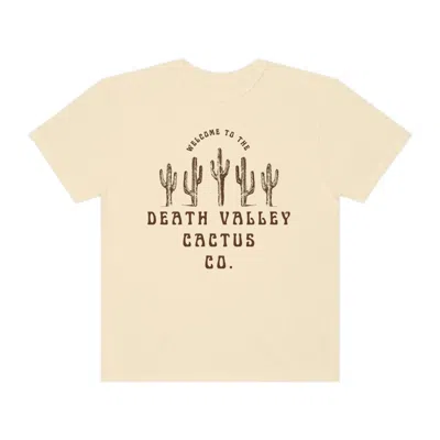 We The Babes Women's Death Valley Cactus Co Tee In Beige In Sand
