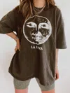 We The Babes Women's La Luna Bohemian Top In Brown In Brown