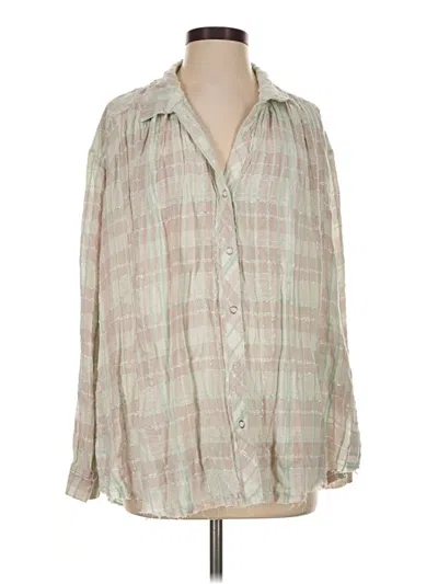 Pre-owned We The Free 3/4 Sleeve Blouse In Ivory