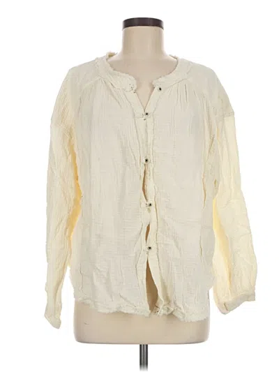 Pre-owned We The Free 3/4 Sleeve Blouse In Ivory