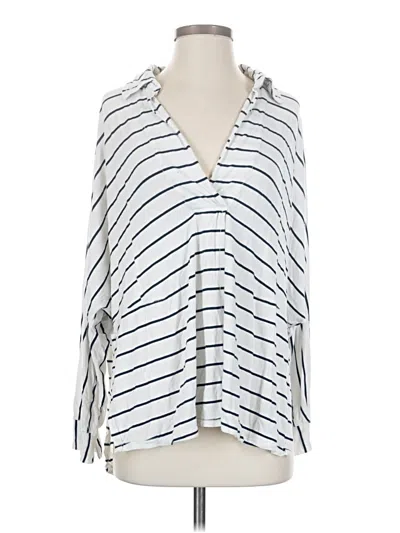 Pre-owned We The Free 3/4 Sleeve Blouse In Silver