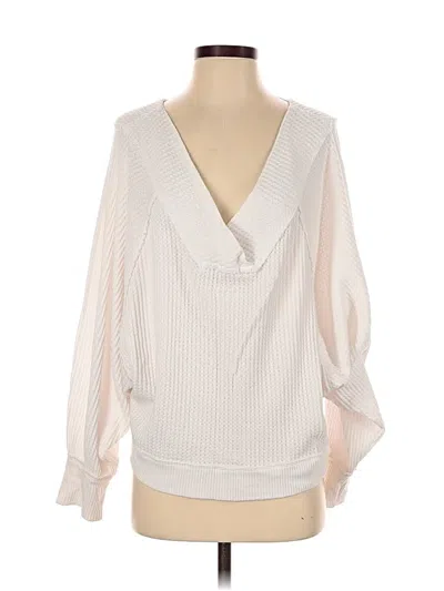 Pre-owned We The Free 3/4 Sleeve Blouse In White