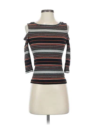 Pre-owned We The Free 3/4 Sleeve T-shirt In Black