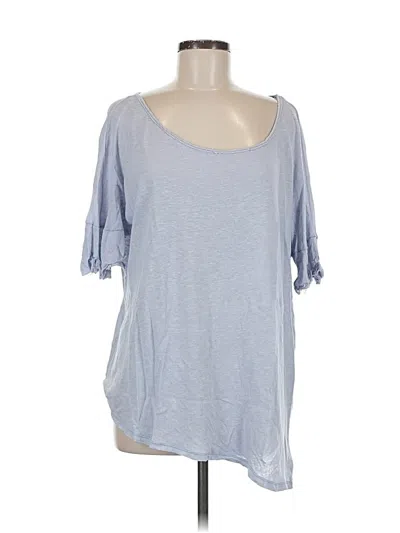 Pre-owned We The Free 3/4 Sleeve T-shirt In Blue