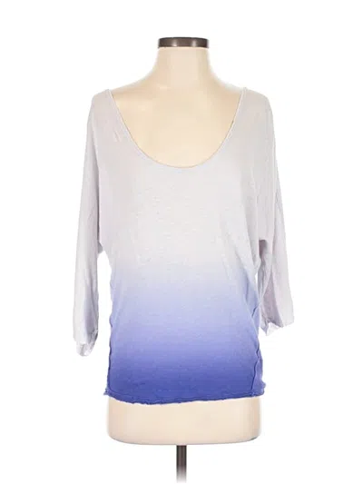 Pre-owned We The Free 3/4 Sleeve T-shirt In Gray