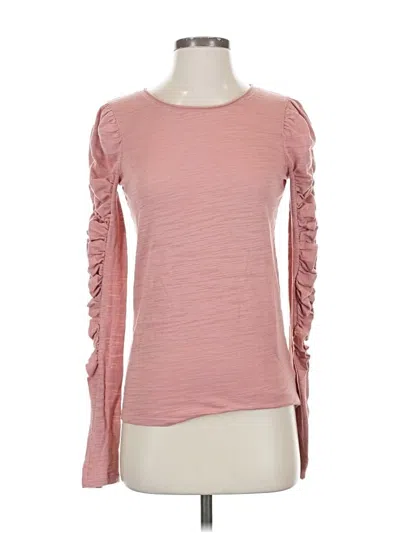 Pre-owned We The Free 3/4 Sleeve T-shirt In Pink