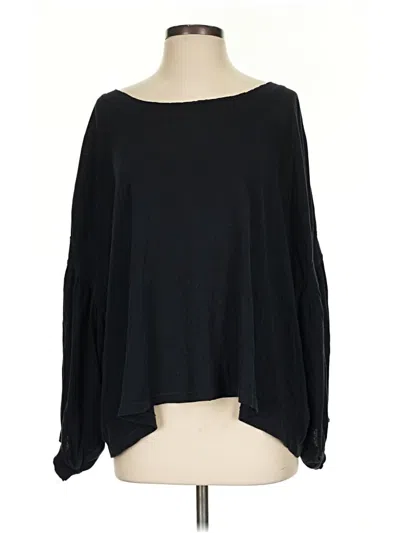 Pre-owned We The Free 3/4 Sleeve T-shirt In Black