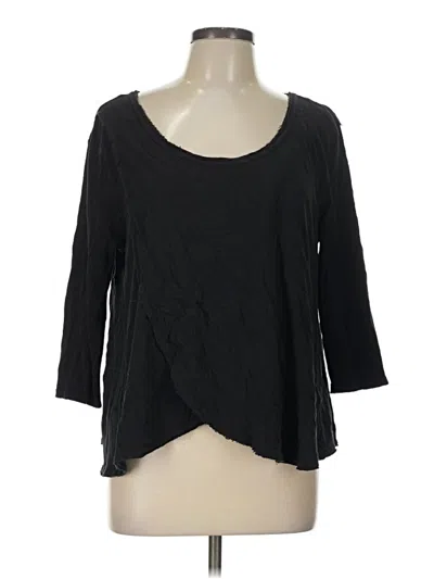 Pre-owned We The Free 3/4 Sleeve T-shirt In Black