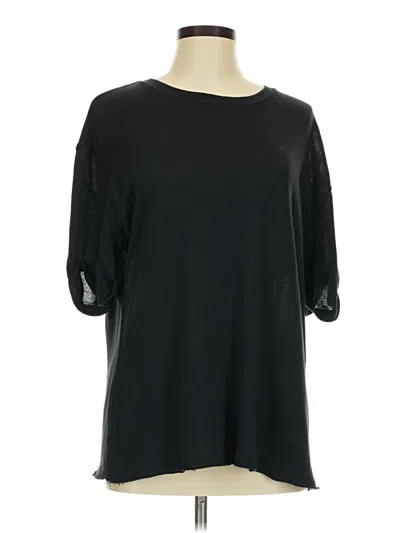 Pre-owned We The Free 3/4 Sleeve T-shirt In Black