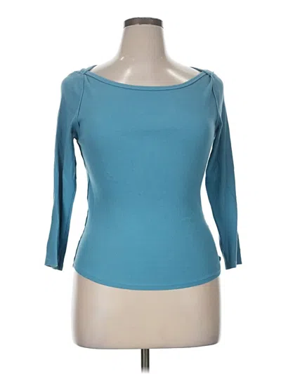 Pre-owned We The Free 3/4 Sleeve T-shirt In Blue