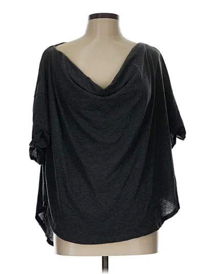 Pre-owned We The Free 3/4 Sleeve T-shirt In Gray