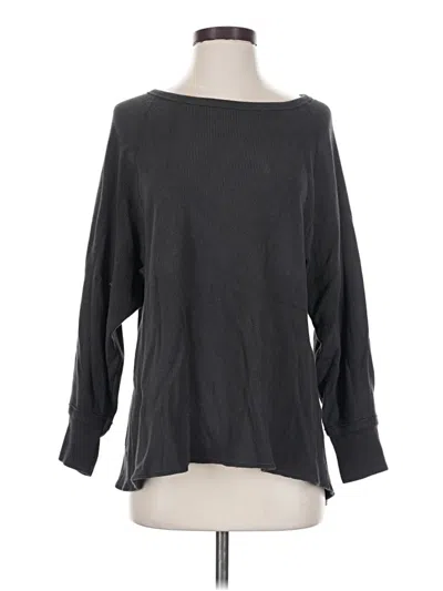 Pre-owned We The Free 3/4 Sleeve T-shirt In Gray