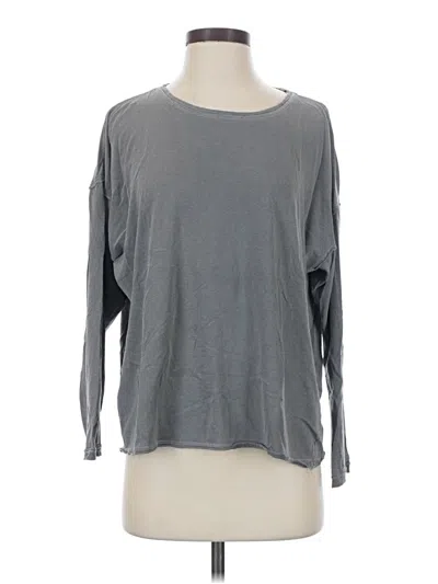 Pre-owned We The Free 3/4 Sleeve T-shirt In Gray