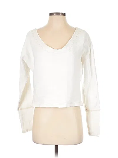 Pre-owned We The Free 3/4 Sleeve T-shirt In Ivory