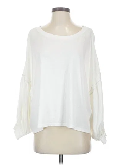 Pre-owned We The Free 3/4 Sleeve T-shirt In Ivory