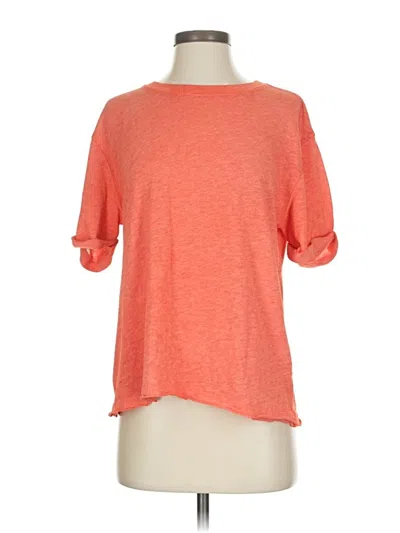 Pre-owned We The Free 3/4 Sleeve T-shirt In Orange