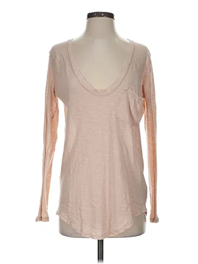 Pre-owned We The Free 3/4 Sleeve T-shirt In Pink