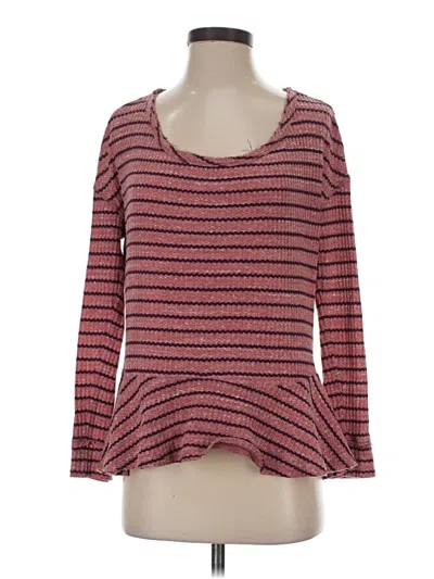 Pre-owned We The Free 3/4 Sleeve T-shirt In Red