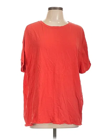 Pre-owned We The Free 3/4 Sleeve T-shirt In Red