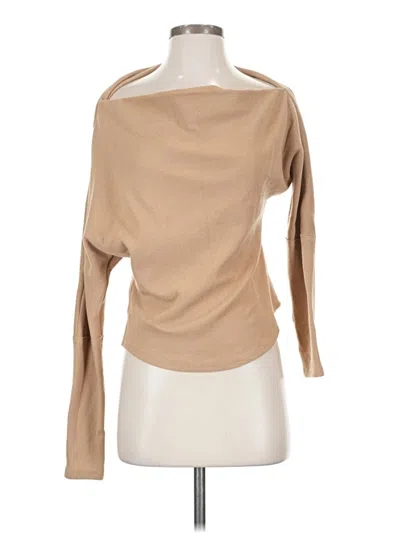 Pre-owned We The Free 3/4 Sleeve T-shirt In Tan
