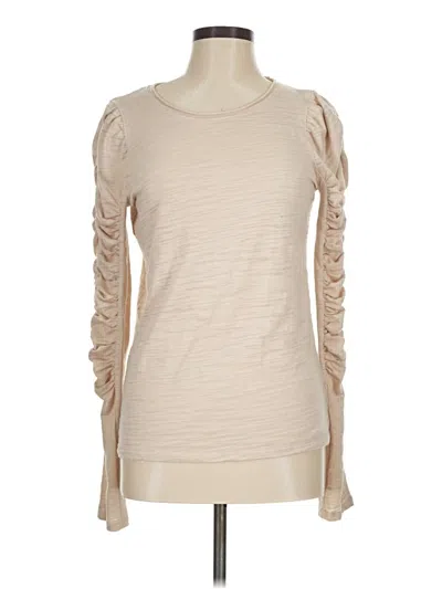 Pre-owned We The Free 3/4 Sleeve T-shirt In Tan
