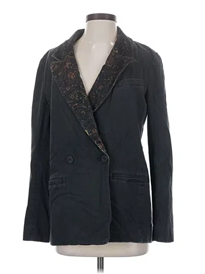 Pre-owned We The Free Blazer Jacket In Black