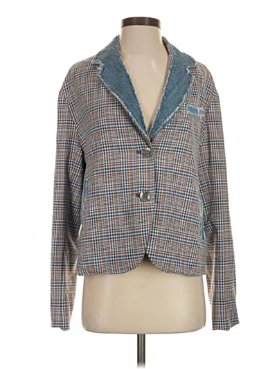 Pre-owned We The Free Blazer Jacket In Blue
