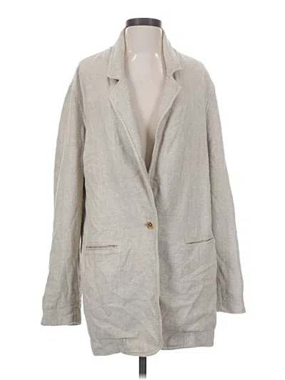Pre-owned We The Free Blazer Jacket In Gray