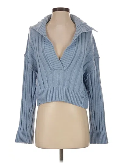 Pre-owned We The Free Cardigan Sweater In Blue