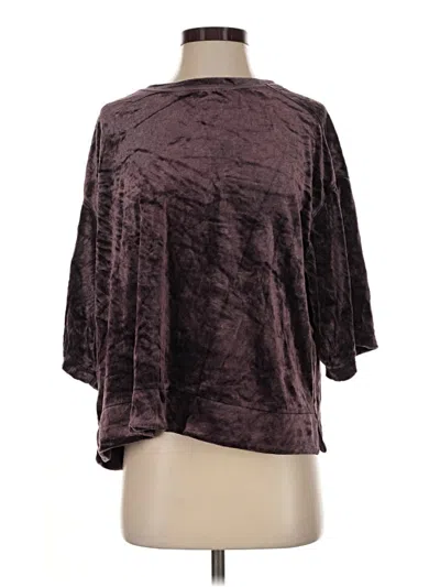 Pre-owned We The Free Cardigan Sweater In Burgundy