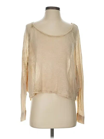 Pre-owned We The Free Cardigan Sweater In Gold