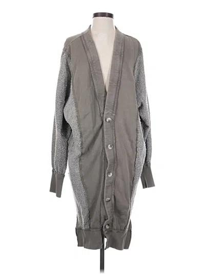 Pre-owned We The Free Cardigan Sweater In Gray