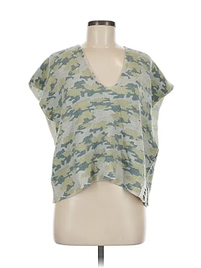 Pre-owned We The Free Cardigan Sweater In Green