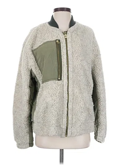 Pre-owned We The Free Cardigan Sweater In Green