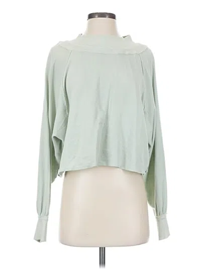 Pre-owned We The Free Cardigan Sweater In Green