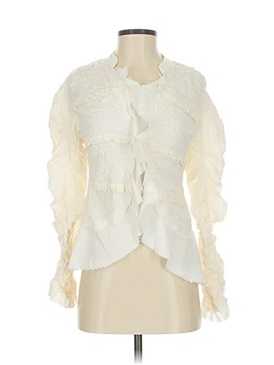 Pre-owned We The Free Cardigan Sweater In Ivory