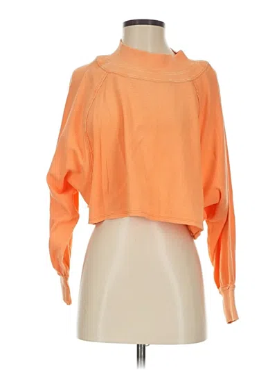 Pre-owned We The Free Cardigan Sweater In Orange