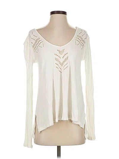 Pre-owned We The Free Cardigan Sweater In White