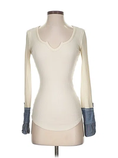 Pre-owned We The Free Cardigan Sweater In White