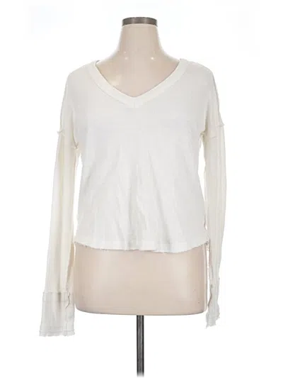 Pre-owned We The Free Cardigan Sweater In White