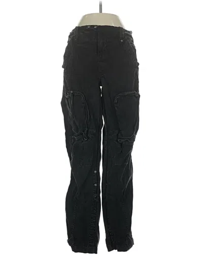 Pre-owned We The Free Cargo Pants In Black