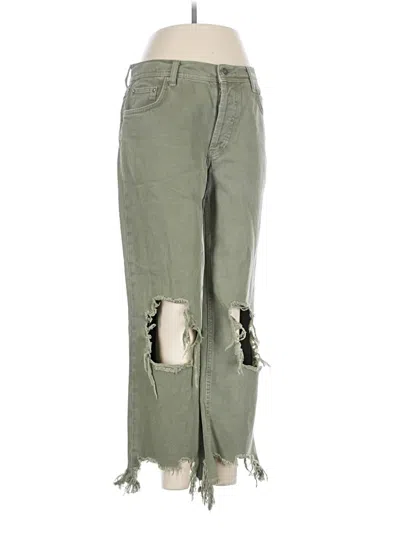 Pre-owned We The Free Cargo Pants In Green