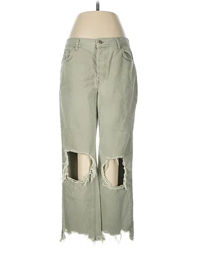 Pre-owned We The Free Cargo Pants In Green