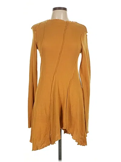 Pre-owned We The Free Casual Dress In Brown